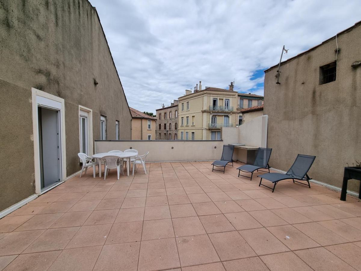 T4- Terrasse 50M², Garage, Centre-Ville Narbonne Exteriör bild